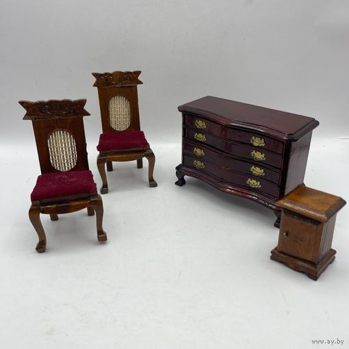 Набор миниатюрной мебели ручной работы. Италия. Арт 3509
