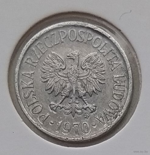 Польша 5 грошей 1970 г. В холдере