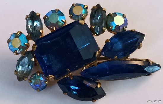 Красивая брошь времён СССР. Все лоты с 1 рубля!