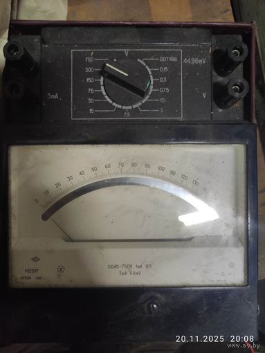 Универсальный аналоговый вольтметр/мультиметр модели М2017