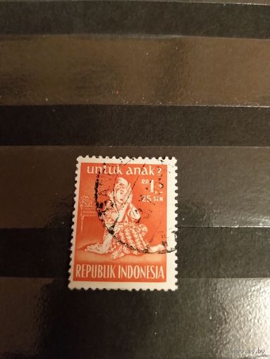 1954 Индонезия охрана детства Мих 133 оценка 7 евро концовка серии (4-6)