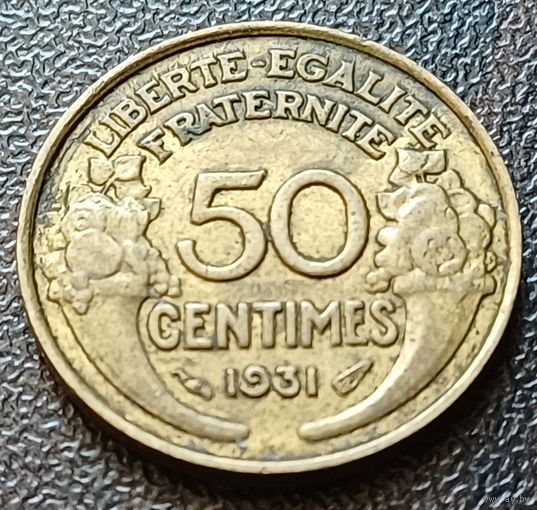 Франция 50 сантимов, 1931    ( 1-5-7 )