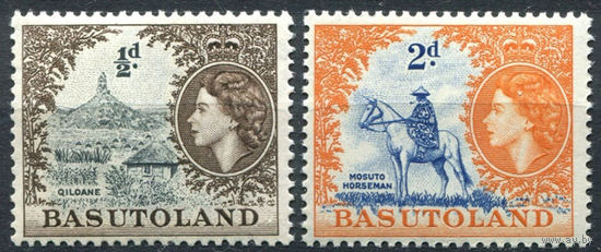 Басутоленд 1954 ** часть серии 2 марки. Британские колонии