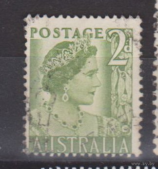 Королева Елизавета Известные люди личности  Австралия 1950 год лот 9