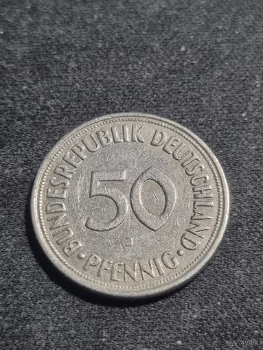 ФРГ 50 пфеннигов 1966 J