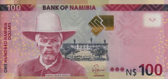 Намибия 100 долларов 2018 (UNC)