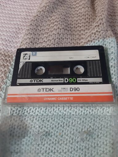 Кассета TDK D 90. группа Вирус.