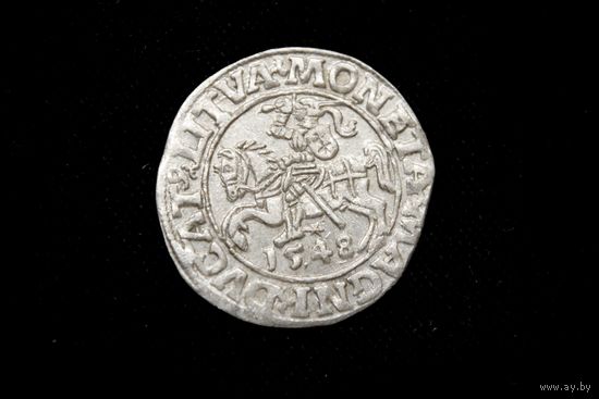 Полугрош 1548 г. Вильно (Великое Княжество Литовское), Сигизмунд Август. Сохран!