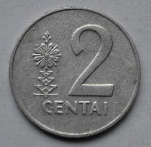 Литва, 2 цента 1991 г.
