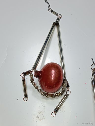 Ёлочная игрушка Стеклярус , СССР .