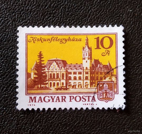 Марка Венгрия 1974 год Архитектура