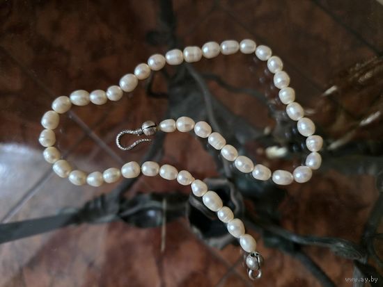 Бусы жемчуг культивированный