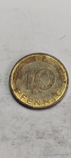 Германия 10 пфенниг 1994