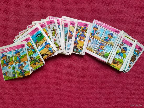 Фантики Pembo. 30 штук.