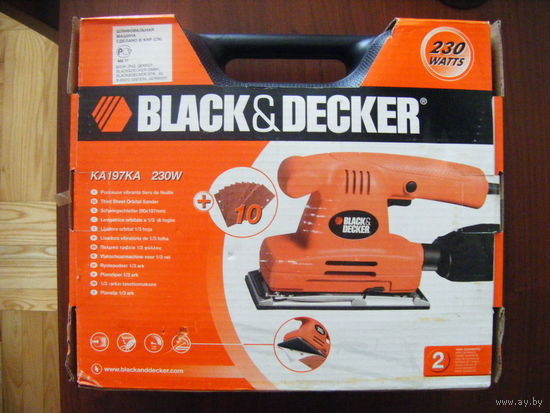 Виброшлифмашина  Black & Decker  KA197KA