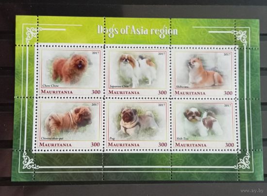 СЕРИЯ БЛОКОВ  СОБАКИ КОШКИ  фауна   MNH
