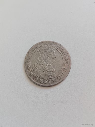 ОРТ 1682 ПРУССИЯ, РЕДКИЙ ГОД. Отличный для коллекции.