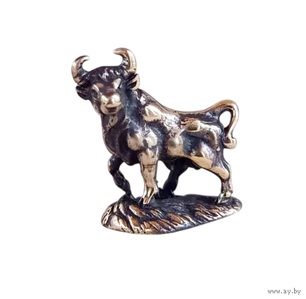 Статуэтка миниатюра Бык Бронза