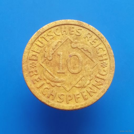 Германия 10 пфеннигов 1930 F