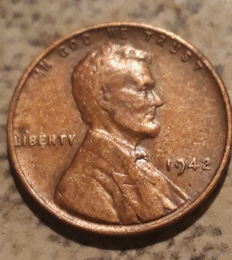 1 цент 1942 P США