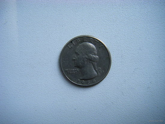 Квотер (25 центов) США 1988г. Р.