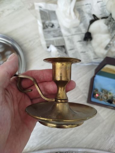 Подсвечник,латунь