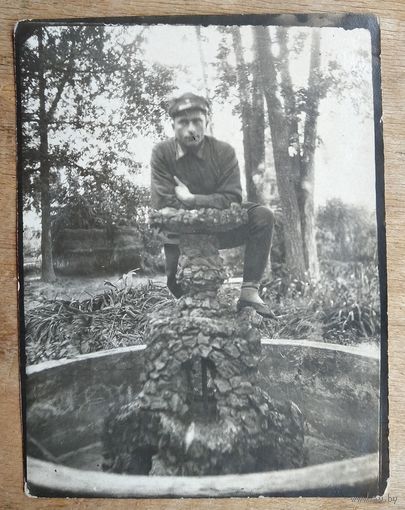 Фото военного. 1930-е. 9х12 см.
