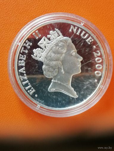 Ниуэ, 5 долларов, 2000 год, Посланники мира 1839, KM# 261