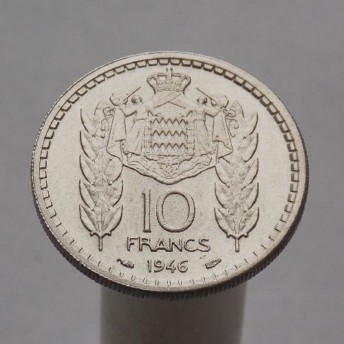 Монако 10 франков 1946