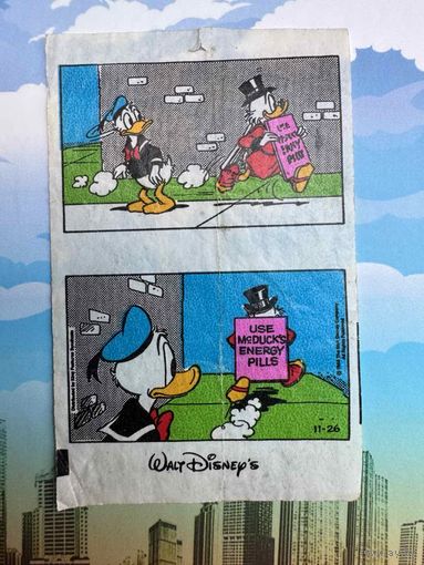 Вкладыш  DONALD 8  WALT DISNEY