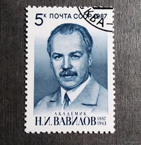Марка СССР 1987 год Н.И.Вавилов