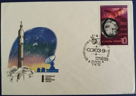 КПД с спецгашением. Космос. 24 часа на орбите вокруг Земли. 1970 г.