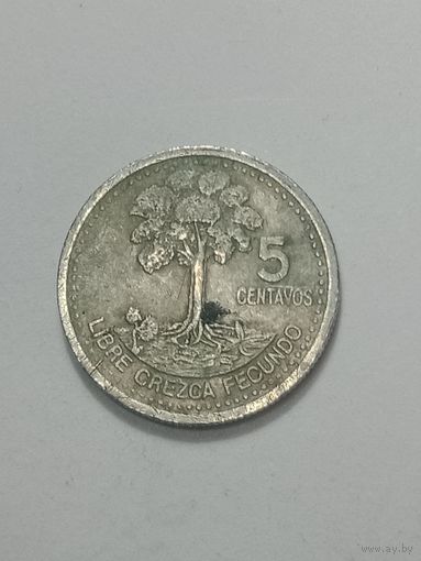 Гватемала 5 сентаво 2000  года .