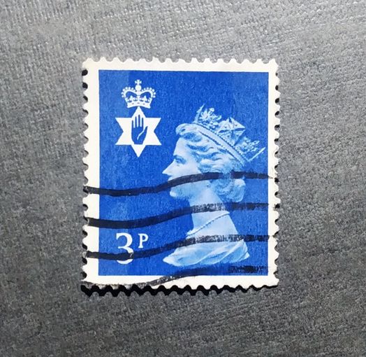 Марка Великобритания (Сев.Ирландия) 1971 год Королева