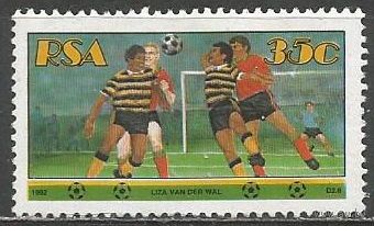 ЮАР. Футбол. 1992г. Mi#839.
