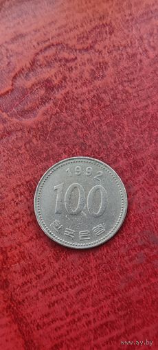 Корея 100 вон 1992
