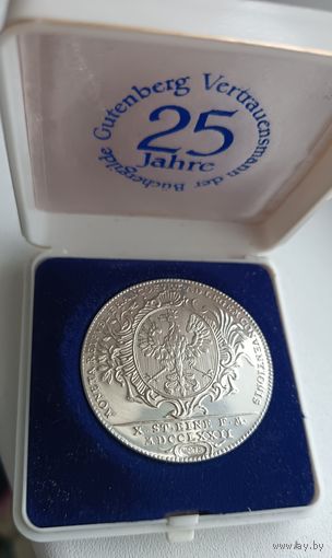 Конвекционный Талер Франкфурта 1772г., рестрайк