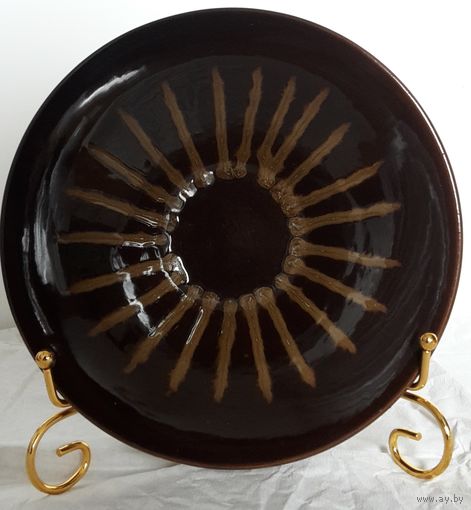 Тарелки. Обливная керамика. Две одним лотом