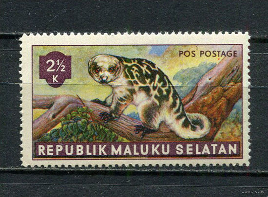 Малуку Селатан - 1953 - Фауна.Пятнистый кускус 2 1/2к - 1 марка. MNH.  (Лот 33HT)-TG3P15