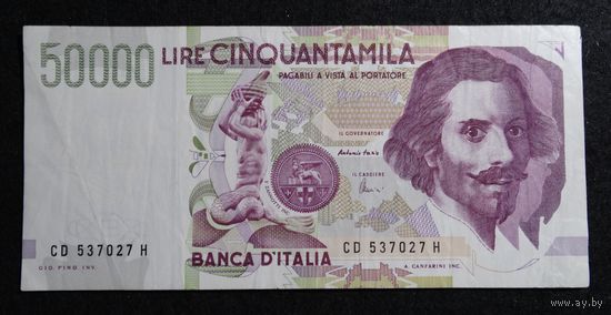 Италия 50000 лир 1992 Pic#116c