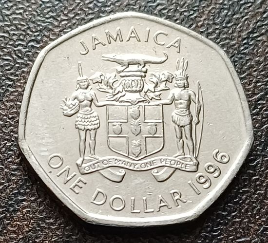 Ямайка 1 доллар, 1996    ( 1-8-3 )