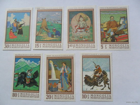 Монголия, живопись