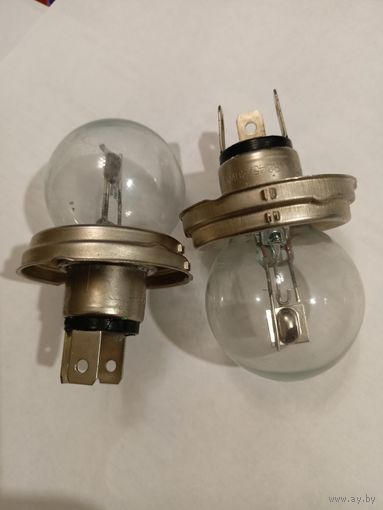 Лампа фары а/м ВАЗ, Волга, Москвич 12V 45+40W