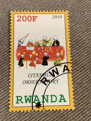 Руанда 2010. Istanbul observatory. Марка из серии