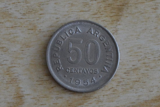 Аргентина 50 сентаво 1954