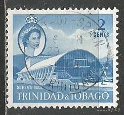 Тринидад и Тобаго. Королева Елизавета II. Ангар. 1960г. Mi#173.