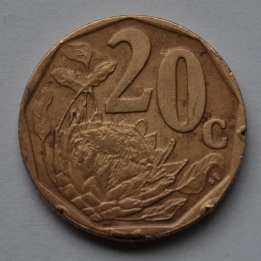 ЮАР, 20 центов 1997 г.