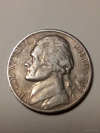 5 центов США 1972 год