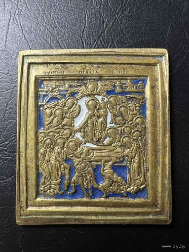 Икона (Успение пресвятой богородицы) литье