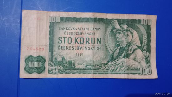 Чехословакия 100 крон 1961